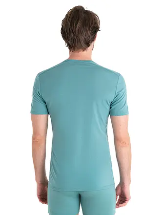 ICEBREAKER | T-shirt de sport homme Anatomica Crewe BF 150 | petrol